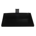 Cottam Large Black Metal Hooded Dust Pan 279 mm Wide 912-7693