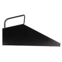 Cottam Large Black Metal Hooded Dust Pan 279 mm Wide 912-7693