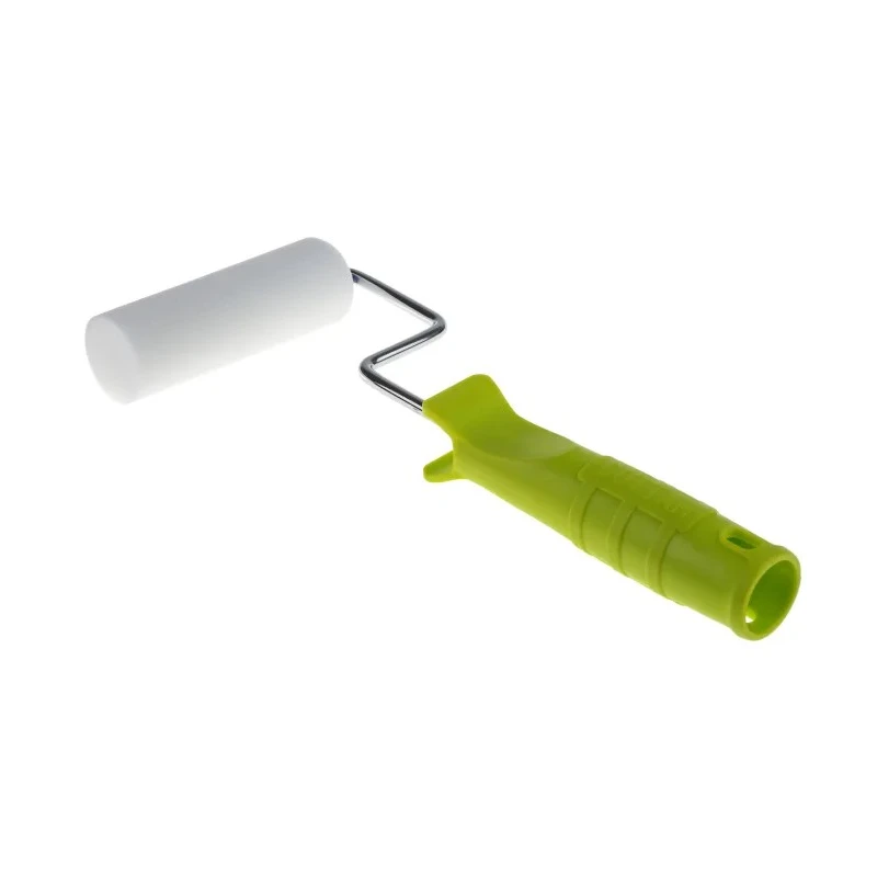 RS PRO Paint Roller & Tray Kit with Plastic Tray, Velour Roller Sleeve, Mini Roller Cage Frame, Foam & Acrylic 913-2468