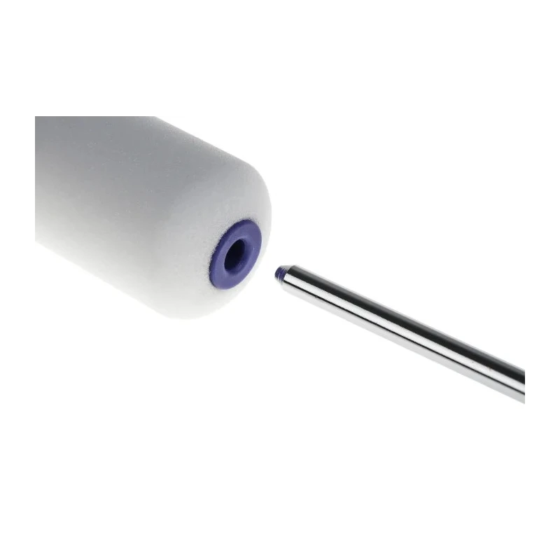 RS PRO Paint Roller & Tray Kit with Plastic Tray, Velour Roller Sleeve, Mini Roller Cage Frame, Foam & Acrylic 913-2468