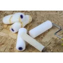 RS PRO Paint Roller & Tray Kit with Plastic Tray, Velour Roller Sleeve, Mini Roller Cage Frame, Foam & Acrylic 913-2468