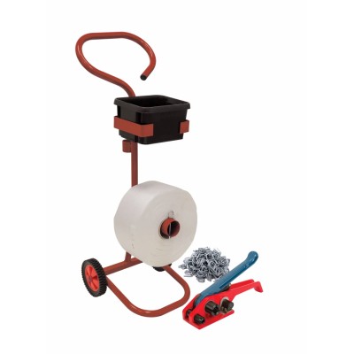 RS PRO White Polypropylene Strapping Kit 600 m Length, 16 mm Width, Breaking Strain 600 kg 912-9194