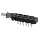 KNITTER-SWITCH MPB Series Miniature Push Button Switch, Latching, PCB Mount, DPDT, IP40/IP67, 100V AC MPBS-42H01-LF-14