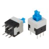 KNITTER-SWITCH MPSA Series Push Button Switch, Momentary, PCB Mount, DPDT, IP40/IP67, 30 V dc 250 V ac MPSA-22E08-0150