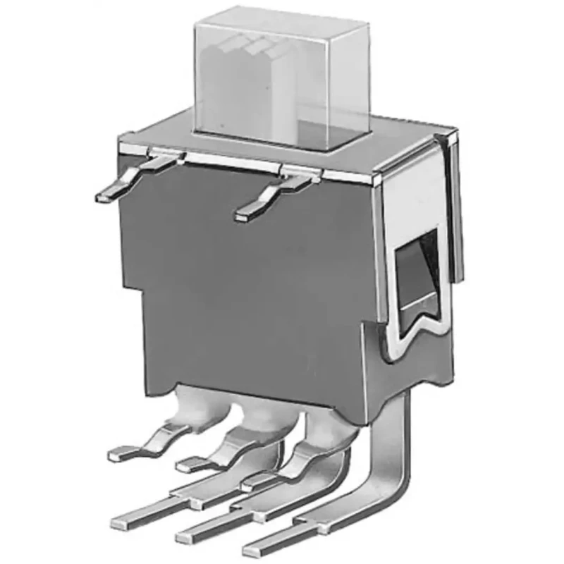 KNITTER-SWITCH IP67 PCB Slide Switch DPDT On-Off-On 50mA Polybutylene Terephthalate 