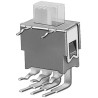 KNITTER-SWITCH IP67 PCB Slide Switch DPDT On-Off-On 50mA Polybutylene Terephthalate