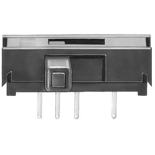 KNITTER-SWITCH PCB Slide Switch SPST Latching 200mA, 30V DC, Phosphor Bronze Actuator MFP 421 N-RA