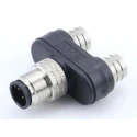 Brad from Molex Straight Circular Connector Adapter 3A 75V DC M8 Male to 4 Contact Female 1200890031