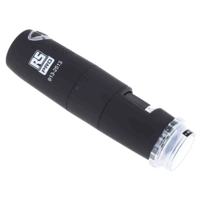 RS PRO USB WiFi Microscope 5 to 200X Magnification Illuminated 1280 x 1024 Pixel 30fps IEEE 802.11 b/g/n 913-2513