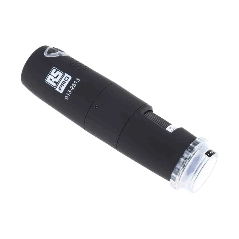 RS PRO USB WiFi Microscope 5 to 200X Magnification Illuminated 1280 x 1024 Pixel 30fps IEEE 802.11 b/g/n 913-2513