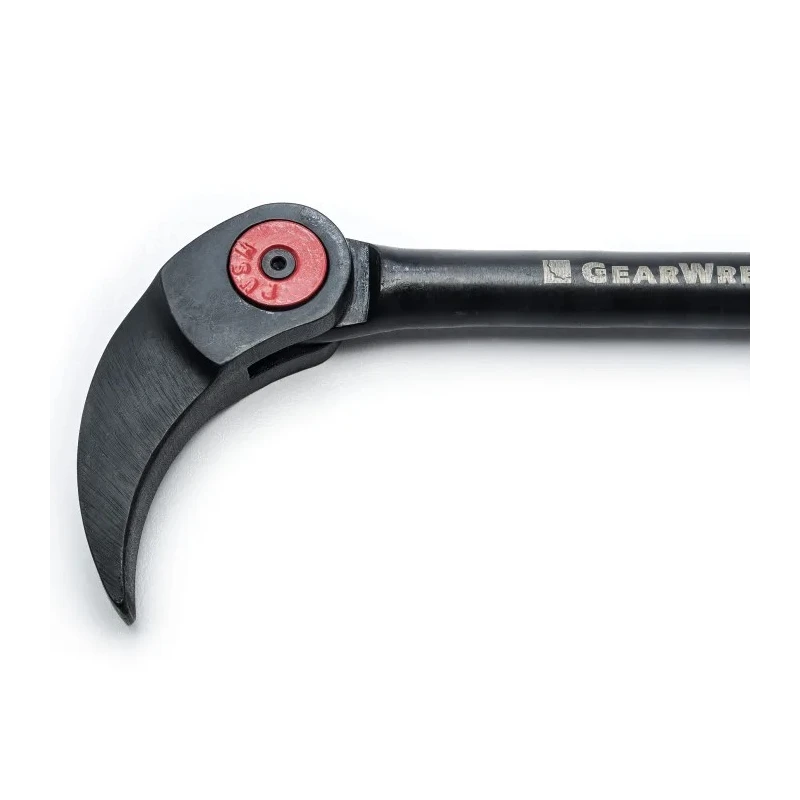 GearWrench Crow Bar Alloy Steel Black Phosphate Finish Curved End 254mm Length 82210