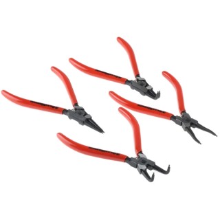 GearWrench 4-Piece Circlip Plier Set Alloy Steel Plastic Dipped Handles 82150