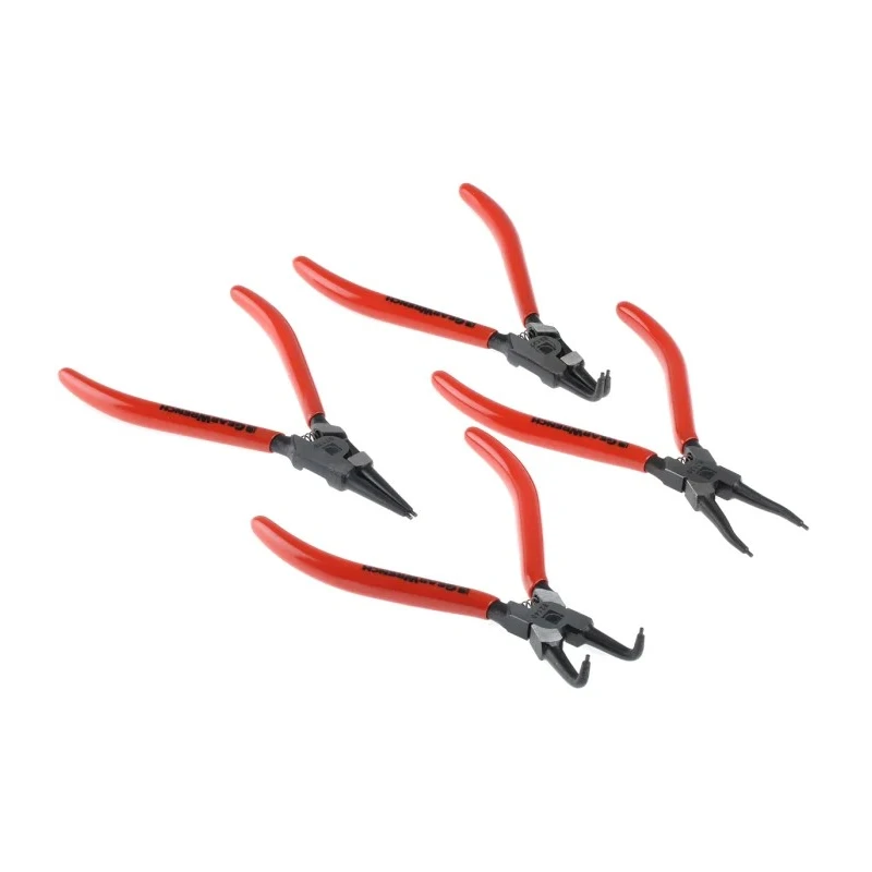 GearWrench 4-Piece Circlip Plier Set Alloy Steel Plastic Dipped Handles 82150