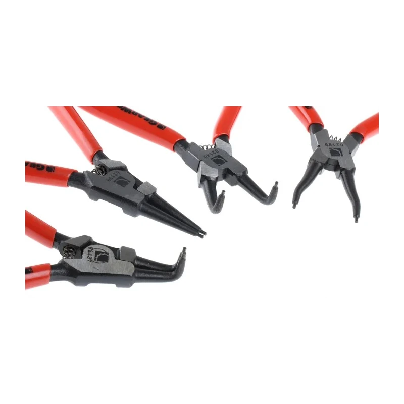GearWrench 4-Piece Circlip Plier Set Alloy Steel Plastic Dipped Handles 82150