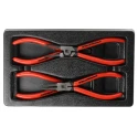 GearWrench 4-Piece Circlip Plier Set Alloy Steel Plastic Dipped Handles 82150
