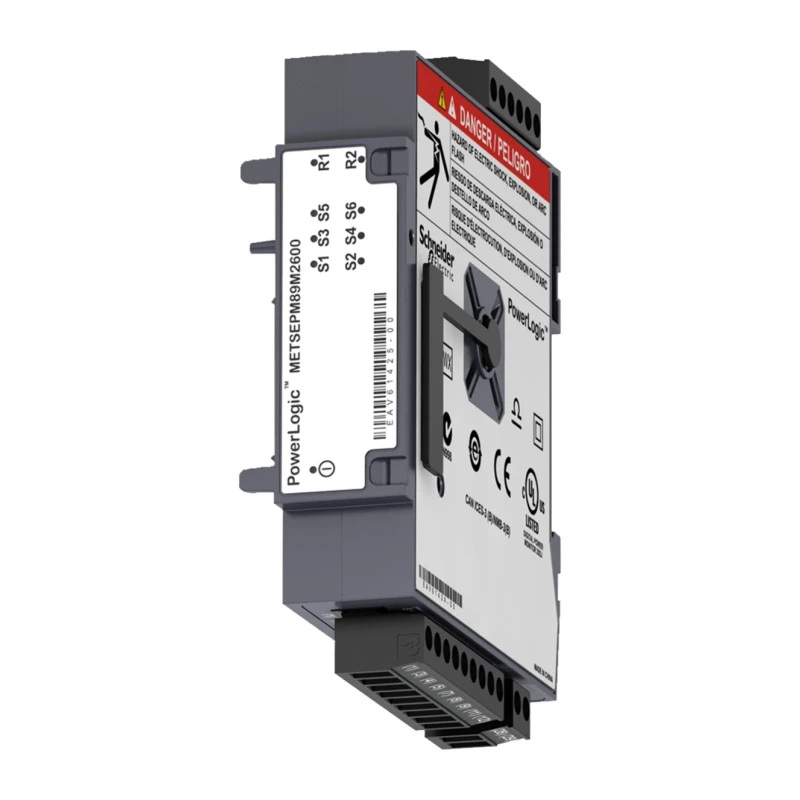Schneider Electric PLC I/O Digital Module PowerLogic Series with 6 Digital Inputs and 2 Relay Outputs METSEPM89M2600