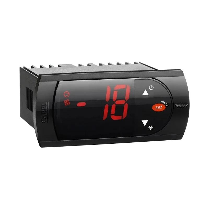 Carel On-Off Temperature Controller Panel Mount 1 Input, 3 Relay Outputs 230V ac PJEZC0M000