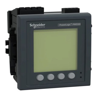 Schneider Electric 3 Phase Electromechanical LCD Energy Meter 3 Inputs 4 Outputs Depth 72mm METSEPM5330