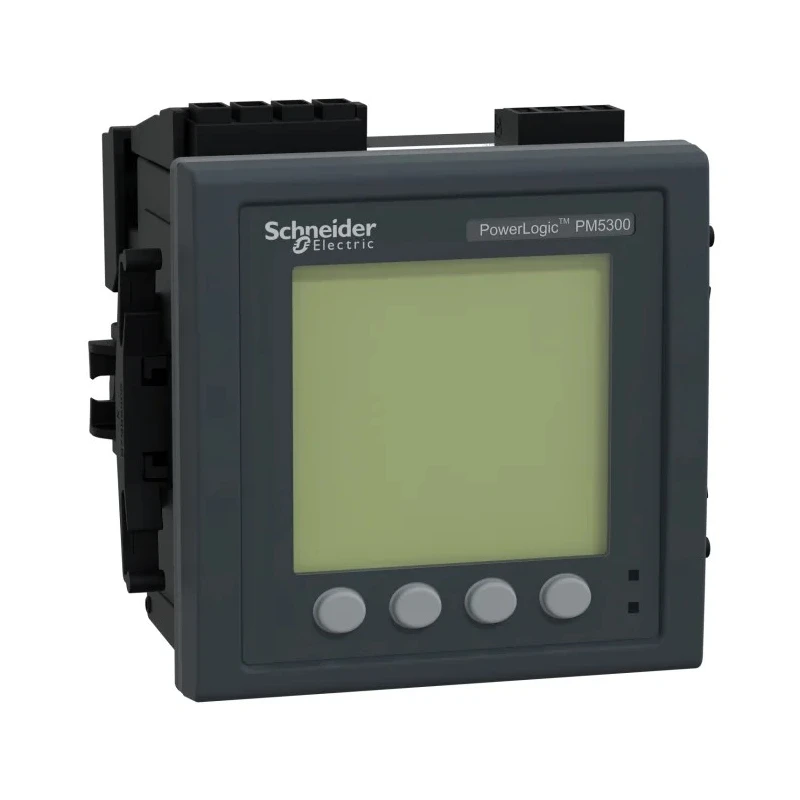 Schneider Electric 3 Phase Electromechanical LCD Energy Meter 3 Inputs 4 Outputs Depth 72mm METSEPM5330