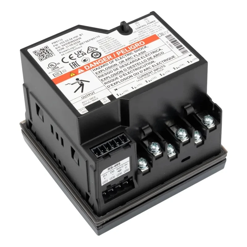 Schneider Electric 3 Phase Electromechanical Digital Power Meter LCD Display PM5000 Series METSEPM5110