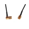 Telegartner SMA Series 1000 mm RG174 Coaxial Cable 50 Ω Black Terminated 