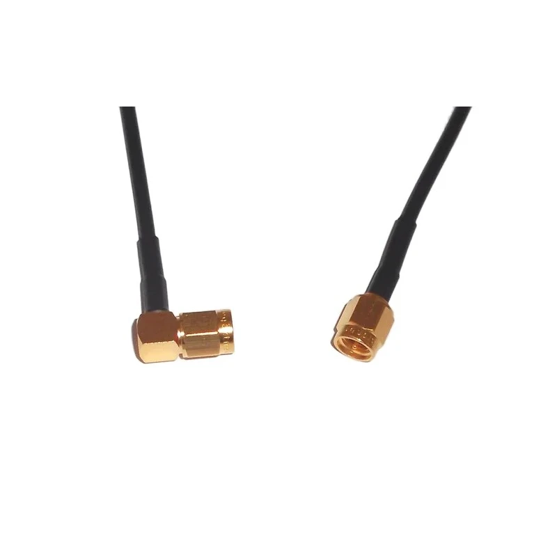 Telegartner SMA Series 1000 mm RG174 Coaxial Cable 50 Ω Black Terminated 