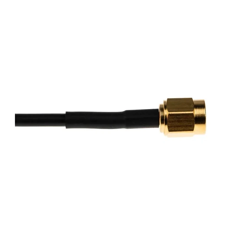Telegartner SMA Series RG174 1000 mm Coaxial Cable 50 Ω Black PVC Jacket Terminated 