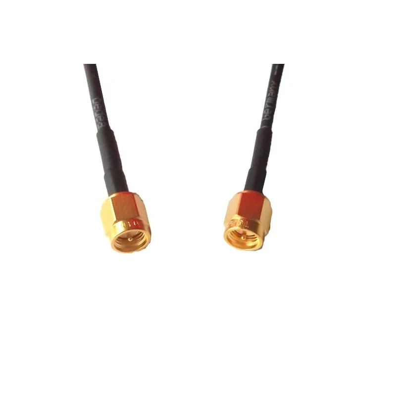 Telegartner SMA Series 300 mm RG174 Coaxial Cable 50 Ω Black Terminated 