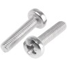 RS PRO Pan Head Pozidriv Stainless Steel Machine Screw M6 Thread 50 mm Length 914-1548