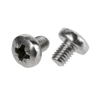 RS PRO Pozidriv Pan Stainless Steel Machine Screw M5 Thread 6mm Length 914-1510
