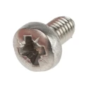 RS PRO A2 Stainless Steel Pan Head Pozidriv Machine Screw M3.5 Thread, 6mm Length 914-1504
