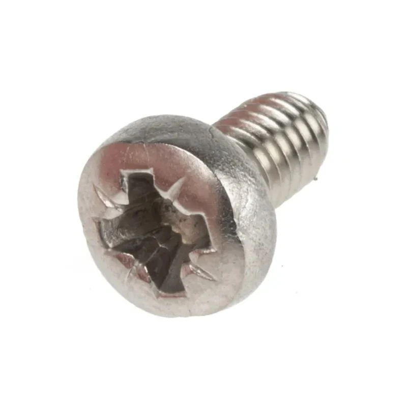 RS PRO A2 Stainless Steel Pan Head Pozidriv Machine Screw M3.5 Thread, 6mm Length 914-1504