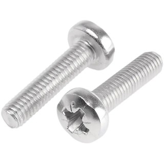 RS PRO Stainless Steel Pozidriv Pan Head Machine Screw M8 20 mm A2 DIN 7985 914-1557