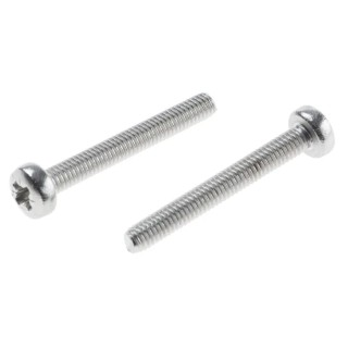 RS PRO Pozidriv Pan Stainless Steel Machine Screw 20 mm M2.5 914-1488