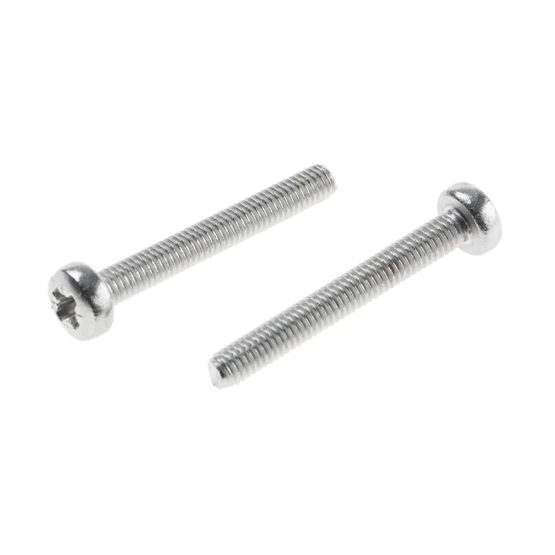 RS PRO Pozidriv Pan Stainless Steel Machine Screw 20 mm M2.5 914-1488