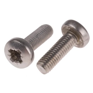 RS PRO Pan Head Pozidriv Stainless Steel Machine Screw M8 Thread 25 mm Length 914-1551