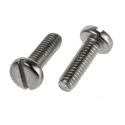 RS PRO Slot Pan Stainless Steel Machine Screw M2.5 Thread 8 mm Length 914-1567