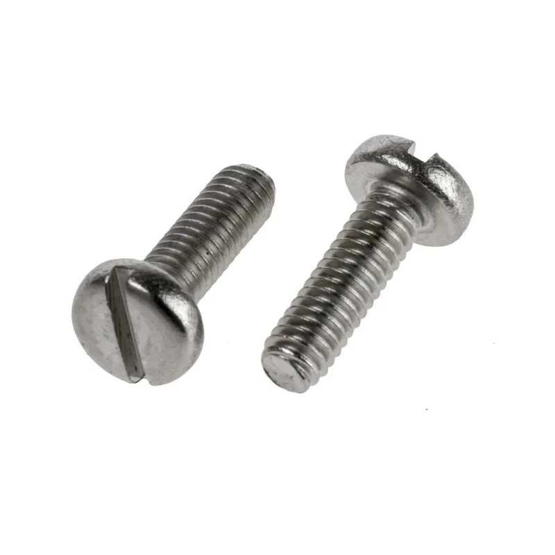RS PRO Slot Pan Stainless Steel Machine Screw M2.5 Thread 8 mm Length 914-1567