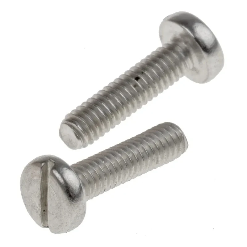 RS PRO Slotted Pan Head Stainless Steel Machine Screw M2.5 10 mm Length 914-1576