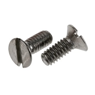 RS PRO Slot Countersunk Stainless Steel Machine Screw 4 mm M2 914-1624