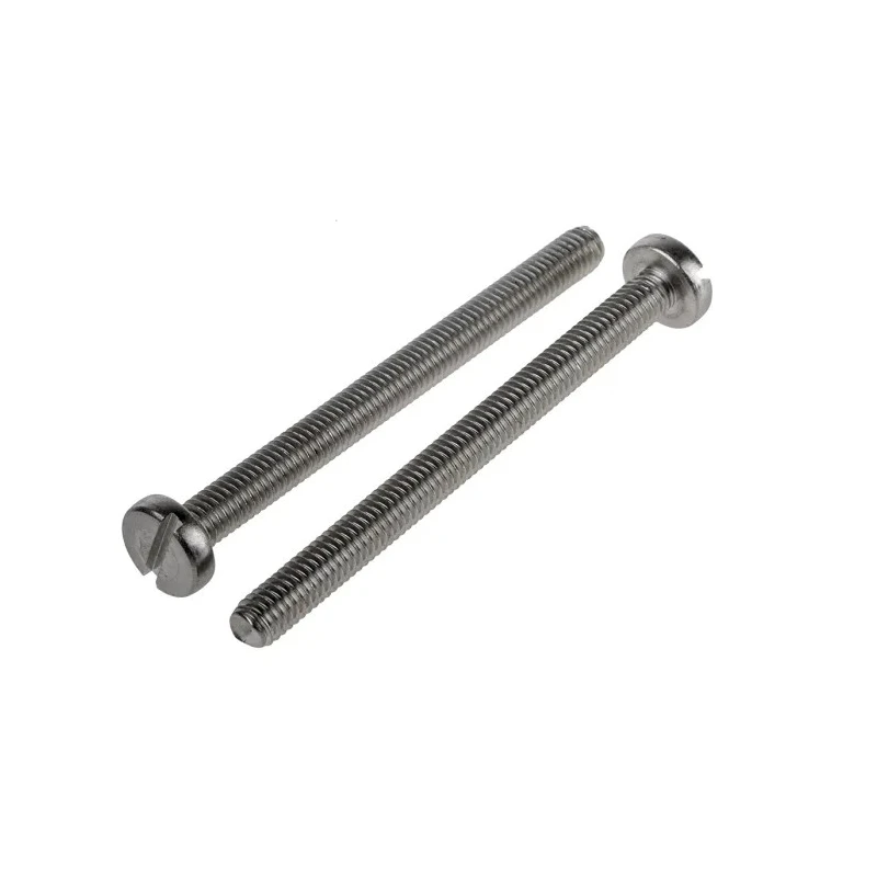 RS PRO Slot Pan Stainless Steel Machine Screw M6 Thread 70mm Length A2 Grade 914-1614