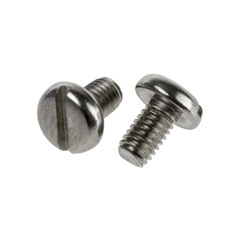 RS PRO Slot Pan Stainless Steel Machine Screw M3 Thread, 5 mm Length, Plain Finish, A2 Grade 914-1573