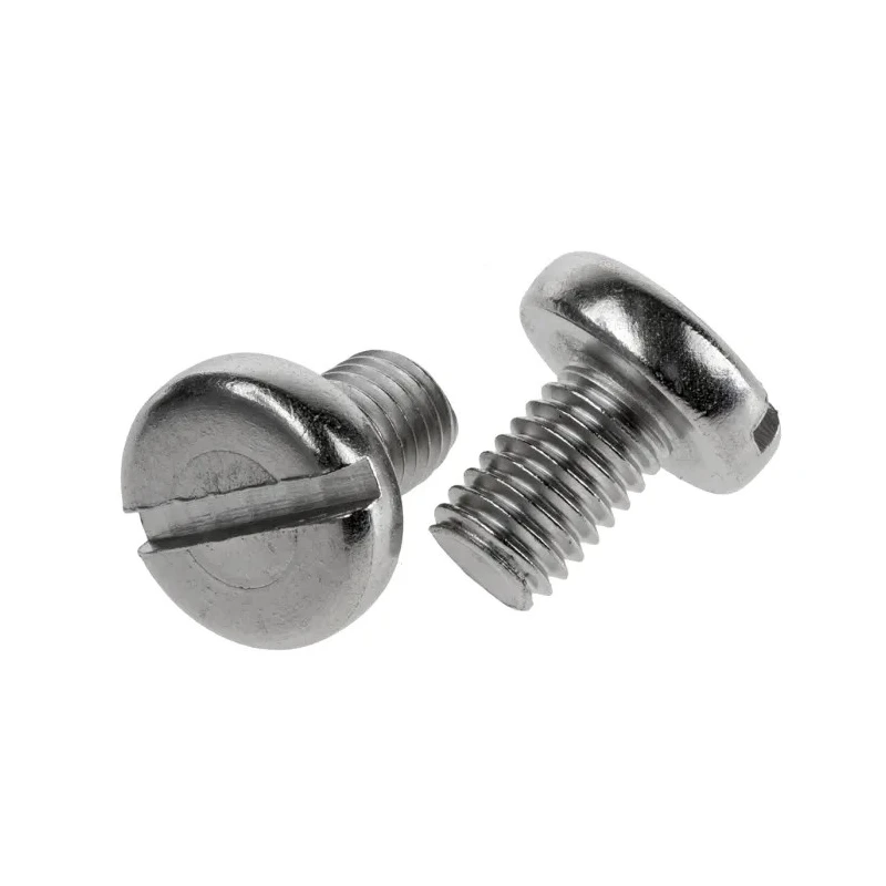 RS PRO Slot Pan Stainless Steel Machine Screw M8 Thread 1.25 mm Length A2 Grade 914-1618