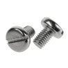 RS PRO Slot Pan Stainless Steel Machine Screw M8 Thread 1.25 mm Length A2 Grade 914-1618