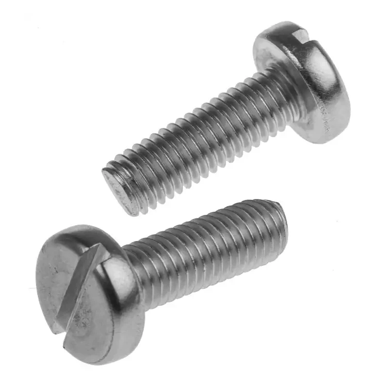 RS PRO Slot Pan Stainless Steel Machine Screw M8 25 mm A2 Grade 304 914-1627