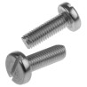 RS PRO Slot Pan Stainless Steel Machine Screw M8 25 mm A2 Grade 304 914-1627