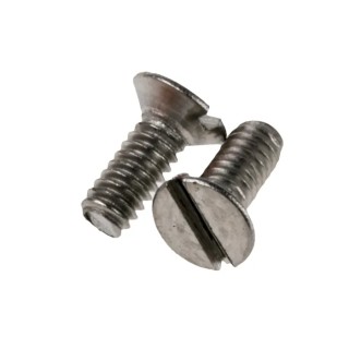 RS PRO Slot Countersunk Stainless Steel Machine Screw M2 Thread 5 mm Length 914-1633