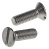 RS PRO Slot Countersunk Stainless Steel Machine Screw 16 mm M5 914-1674
