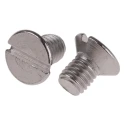 RS PRO Slot Countersunk Stainless Steel Machine Screw M5 Thread Length 8 mm 914-1677