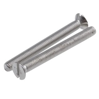 RS PRO Slot Countersunk Stainless Steel Machine Screw 50 mm M5 914-1680